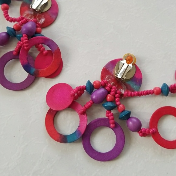 Costume jewelry, clip on earrings - Picture 3 of 4